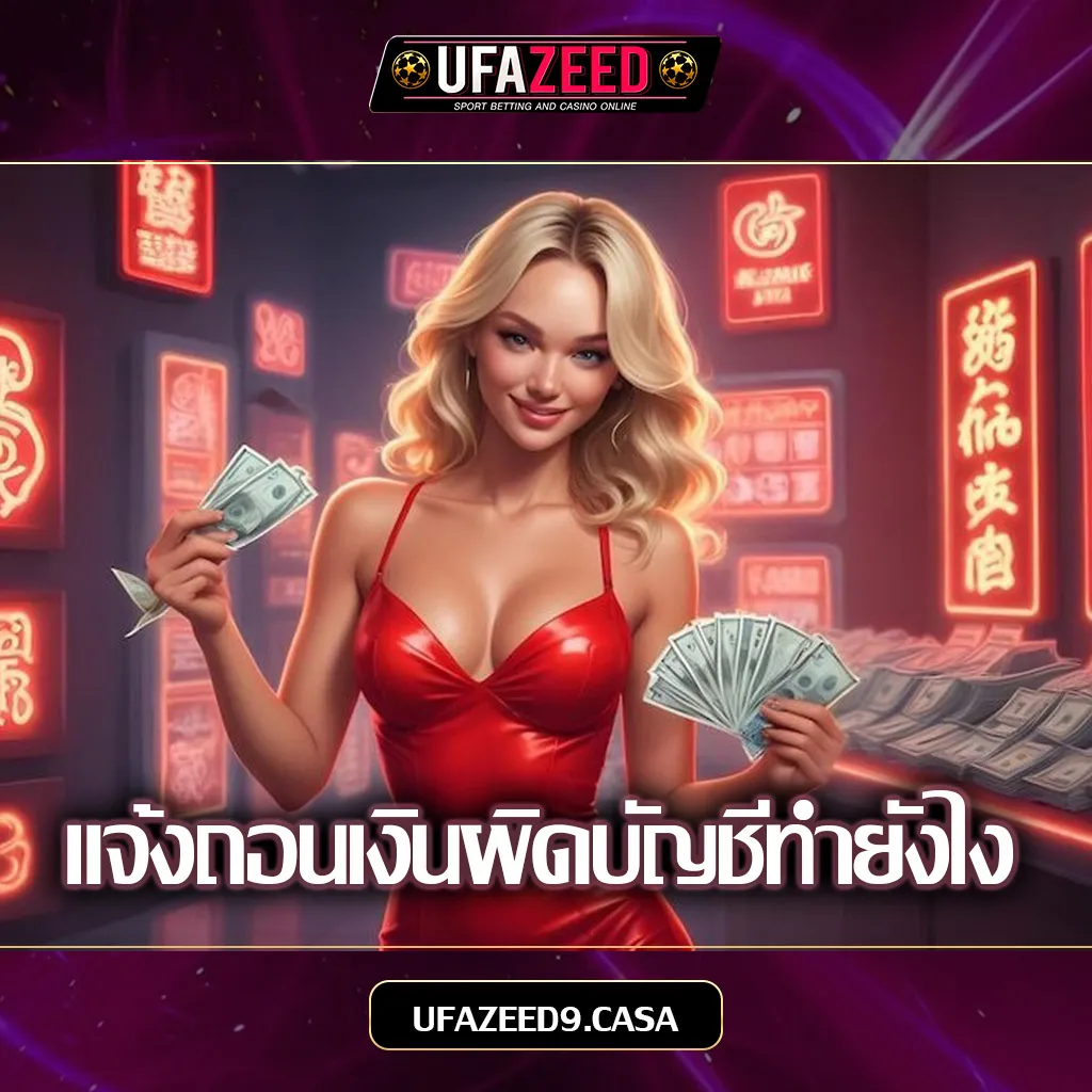 แจ้งถอนเงินผิดบัญชี